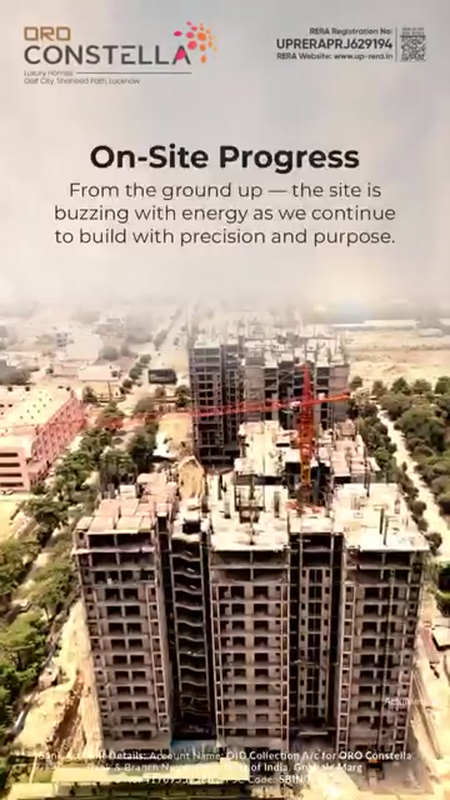 ORO Constella Lucknow | Luxury 3 & 4 BHK Apartments in Sushant Golf City