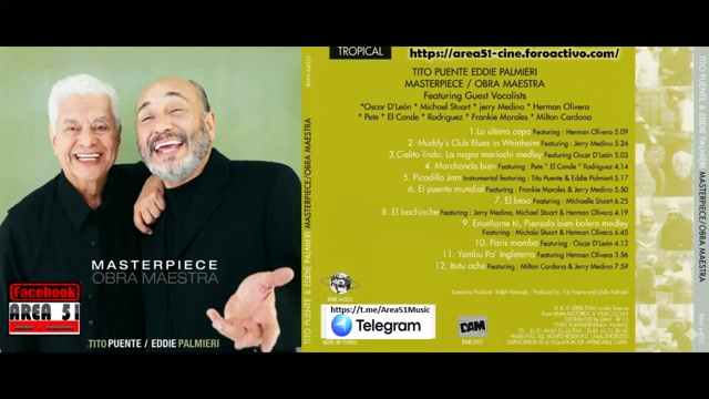 TITO PUENTE & EDDIE PALMIERI - MASTERPIECE (2000)(FULL ALBUM)